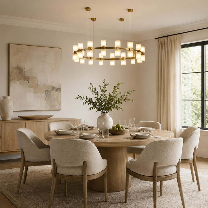 Caldora Chandelier - Modern Luxury Acrylic Dining Room Light | Vinlighting