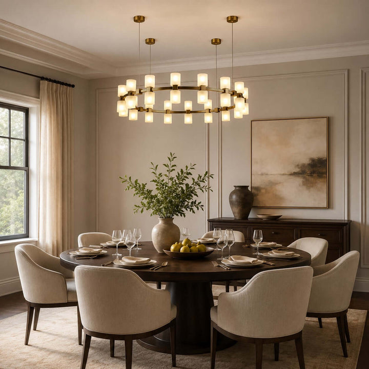 Caldora Chandelier - Modern Luxury Acrylic Dining Room Light | Vinlighting
