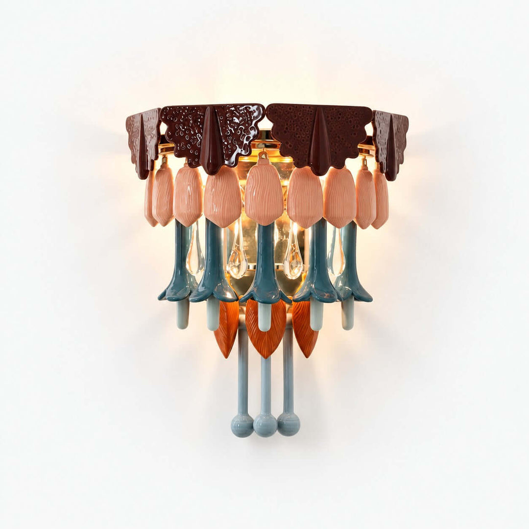 Calivra Wall Sconce | Hand-Glazed Ceramic for Living Room Decor