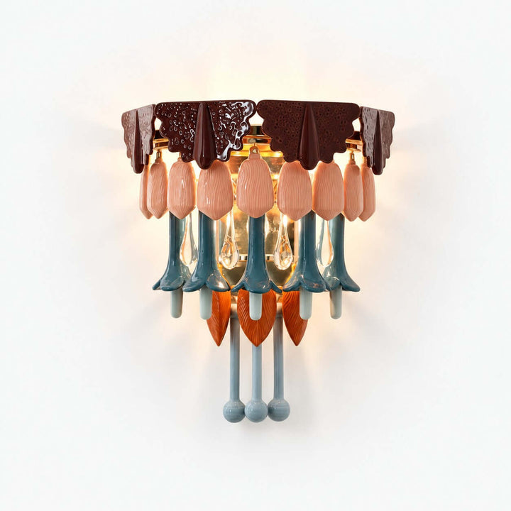 Calivra Wall Sconce | Hand-Glazed Ceramic for Living Room Decor