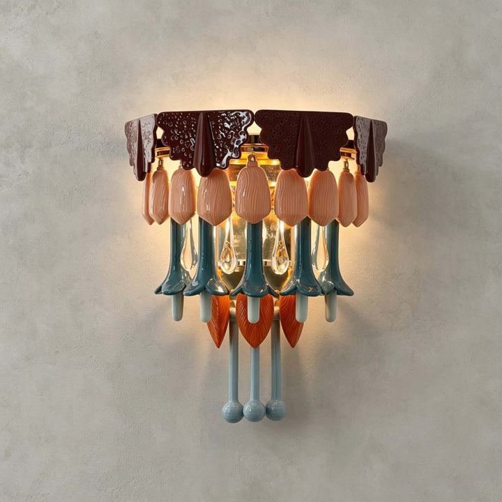 Calivra Wall Sconce | Hand-Glazed Ceramic for Living Room Decor