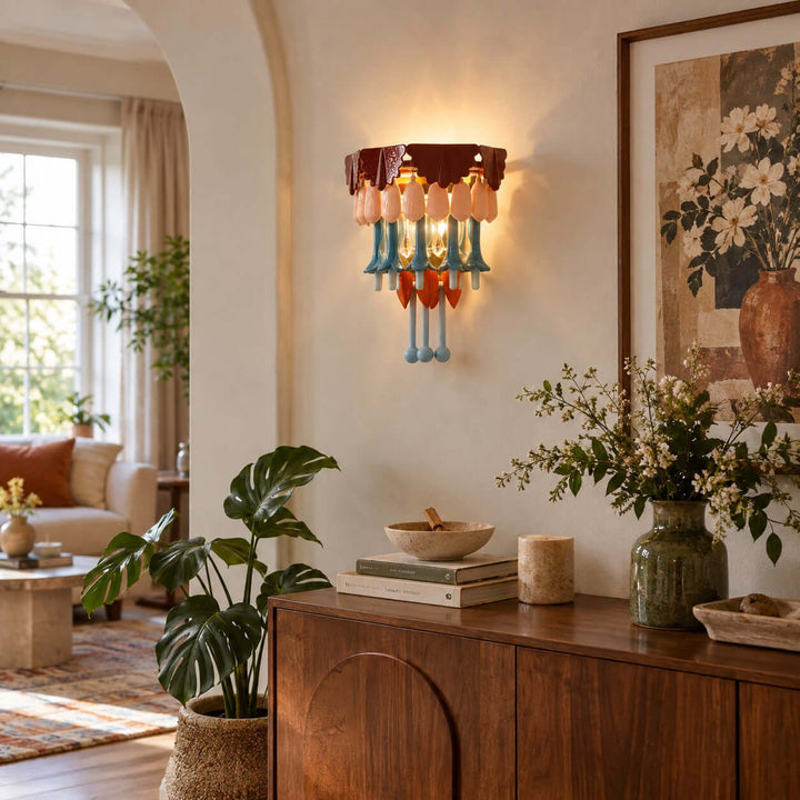 Calivra Wall Sconce | Hand-Glazed Ceramic for Living Room Decor