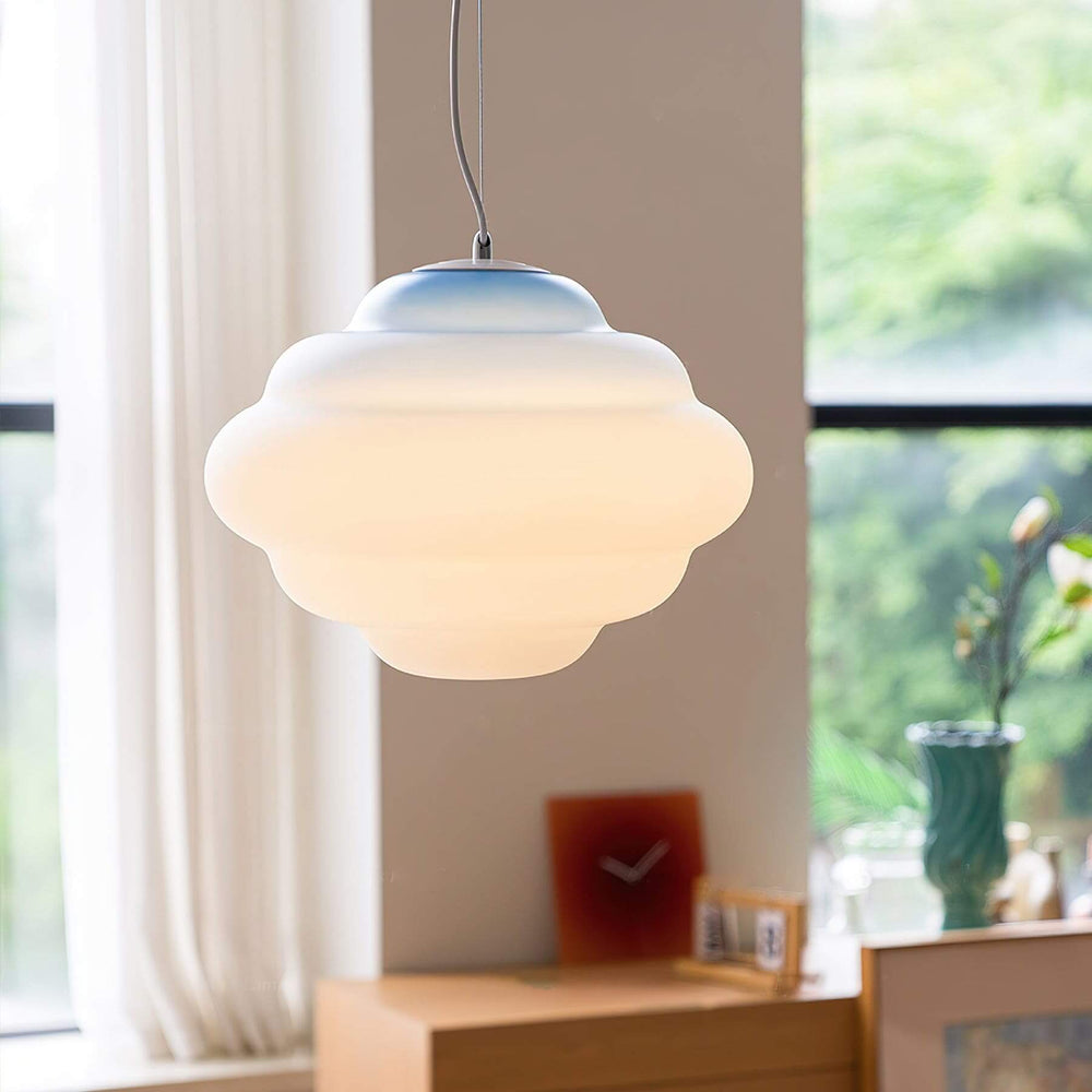 Calmora Pendant Light - Contemporary Glass Metal Light for Dining