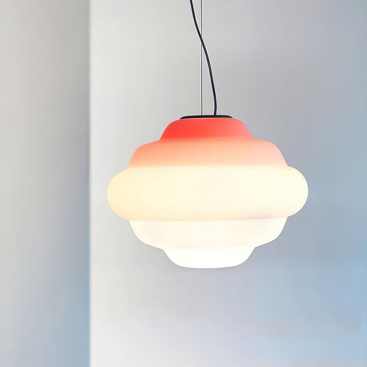 Calmora Pendant Light - Contemporary Glass Metal Light for Dining