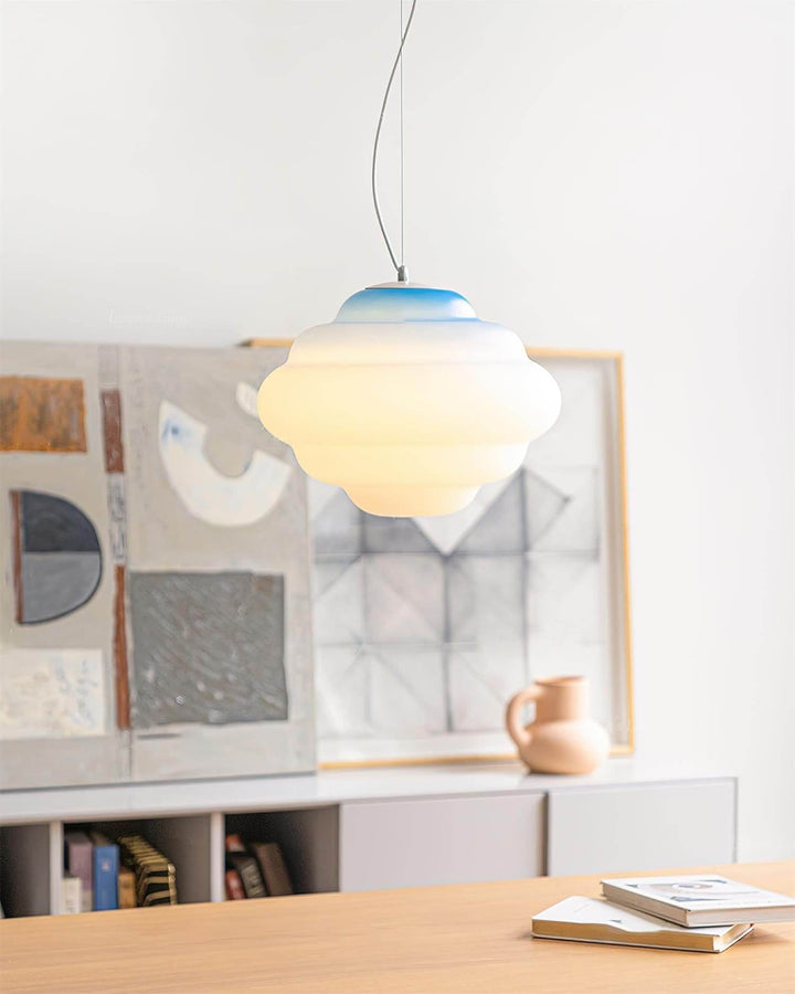 Calmora Pendant Light - Contemporary Glass Metal Light for Dining