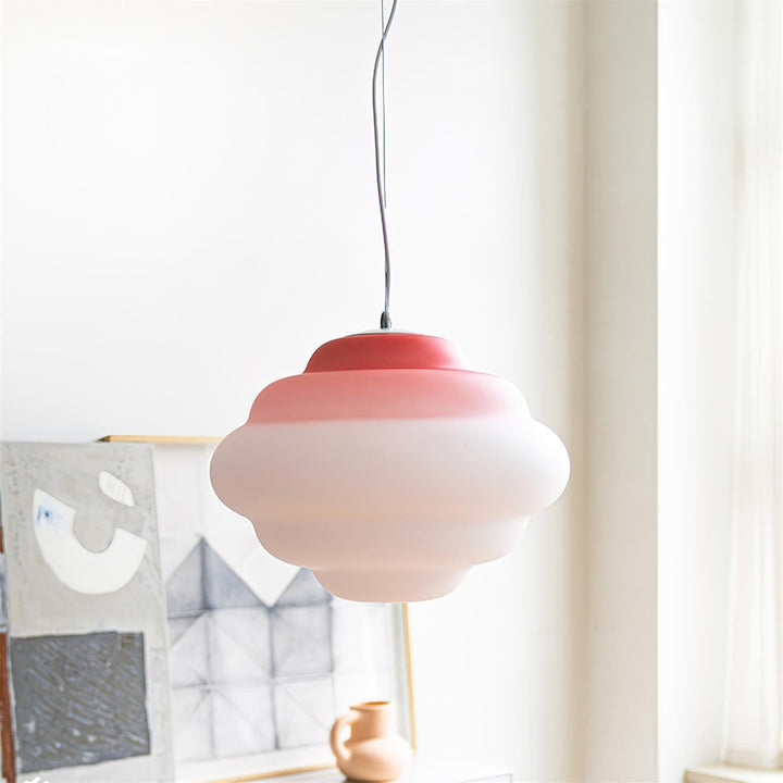 Calmora Pendant Light - Contemporary Glass Metal Light for Dining