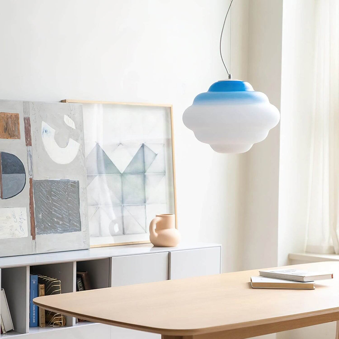 Calmora Pendant Light - Contemporary Glass Metal Light for Dining