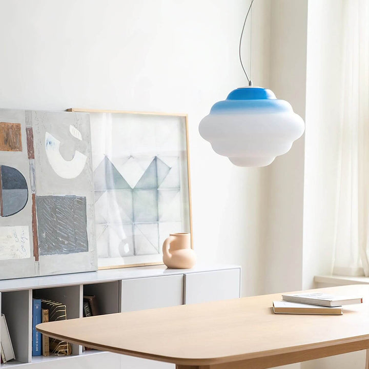 Calmora Pendant Light - Contemporary Glass Metal Light for Dining