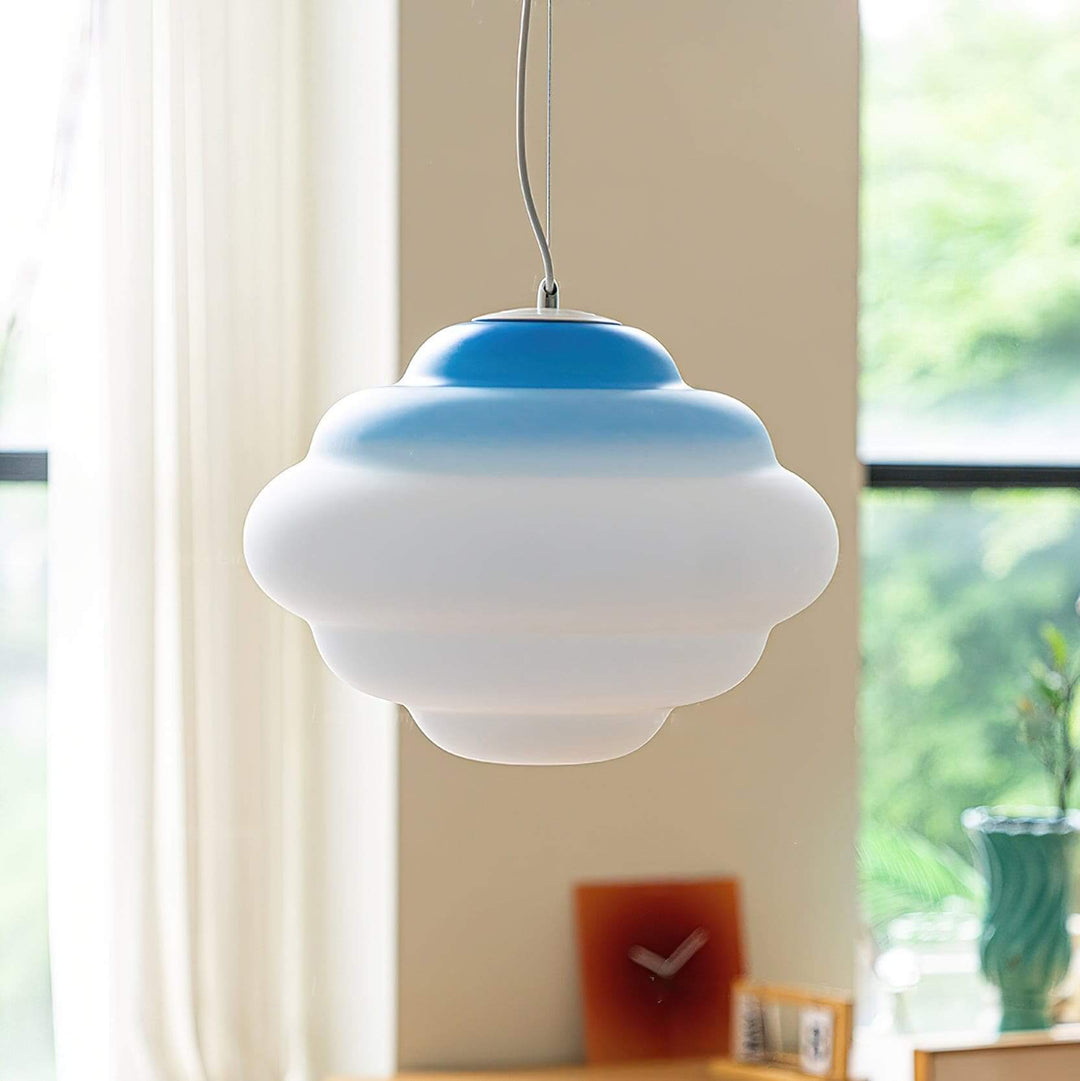Calmora Pendant Light - Contemporary Glass Metal Light for Dining