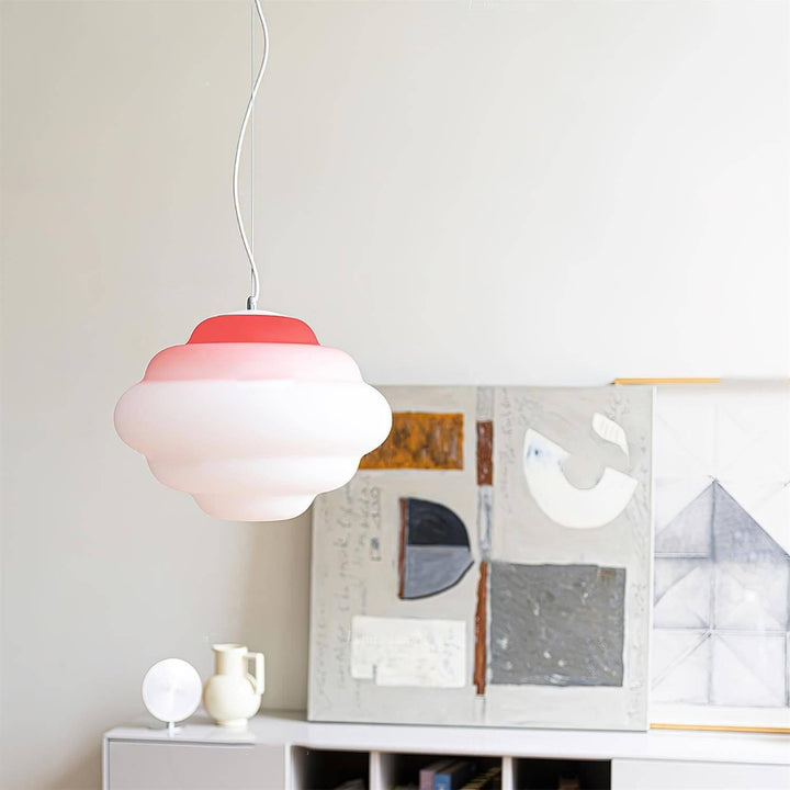 Calmora Pendant Light - Contemporary Glass Metal Light for Dining