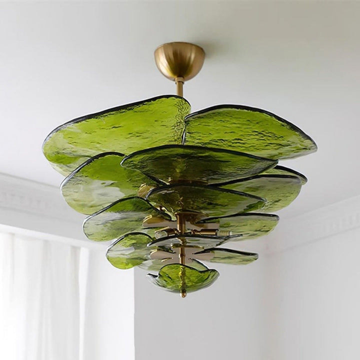Calura Chandelier – Modern Murano Glass Living Room Light