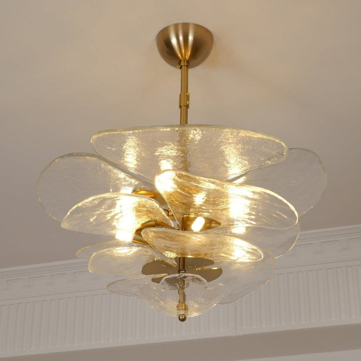 Calura Chandelier – Modern Murano Glass Living Room Light