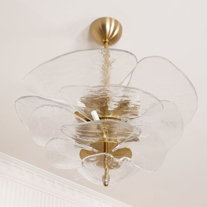 Calura Chandelier – Modern Murano Glass Living Room Light