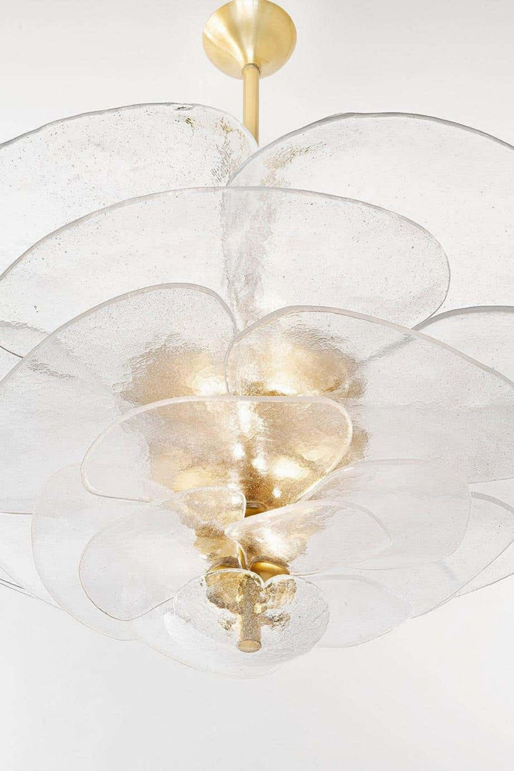 Calura Chandelier – Modern Murano Glass Living Room Light