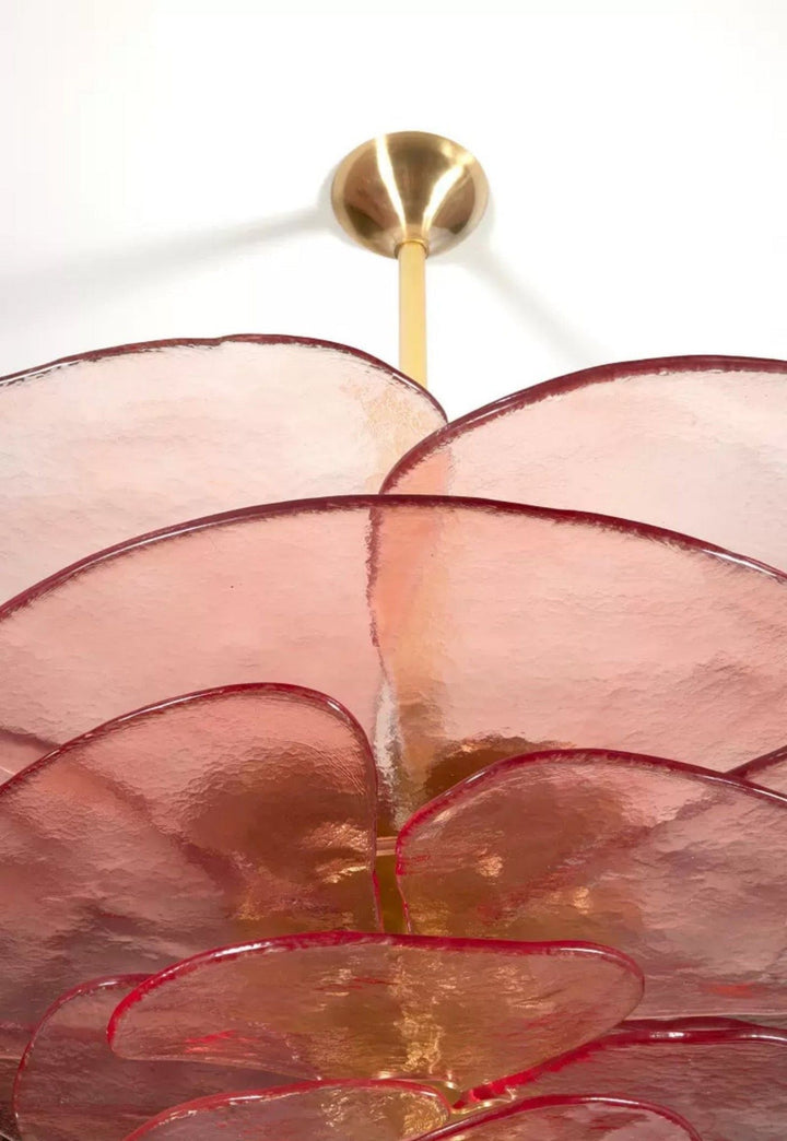 Calura Chandelier – Modern Murano Glass Living Room Light