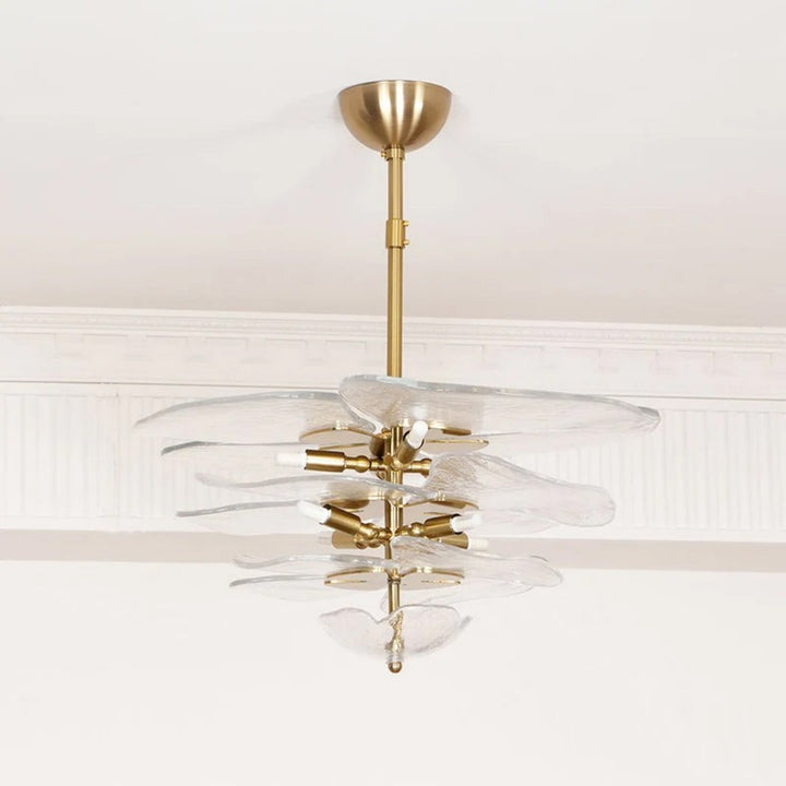 Calura Chandelier – Modern Murano Glass Living Room Light