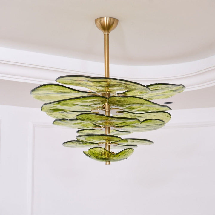 Calura Chandelier – Modern Murano Glass Living Room Light