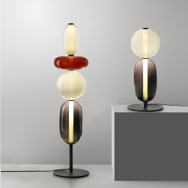 Candied Glass Floor Lamp | Hand-Blown Art Glass Design | Vinlighting | Vinlighting