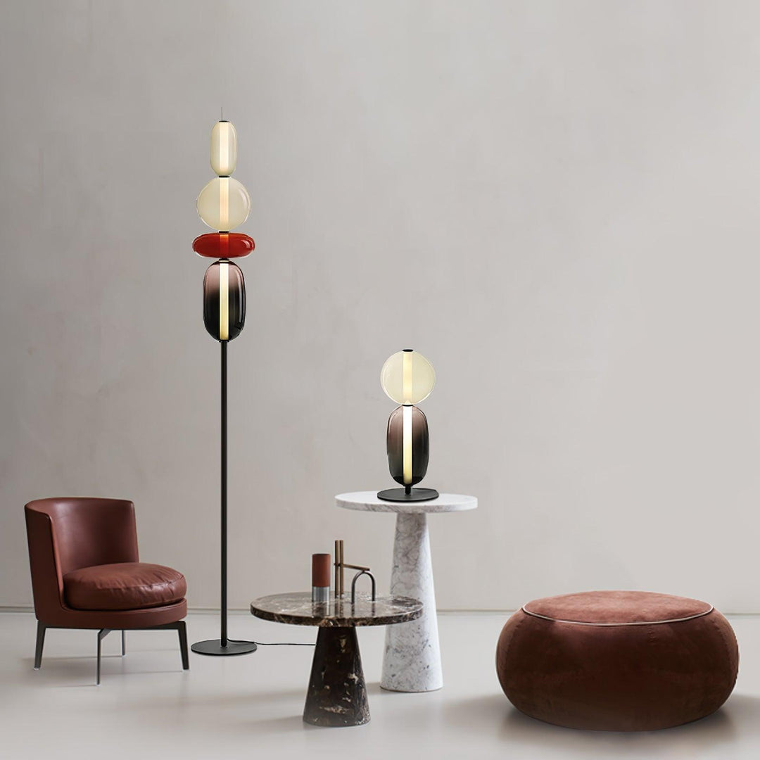 Candied Glass Floor Lamp | Hand-Blown Art Glass Design | Vinlighting | Vinlighting