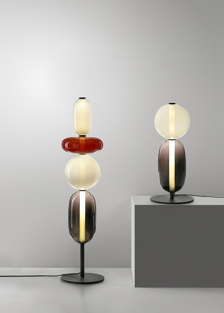 Candied Glass Floor Lamp | Hand-Blown Art Glass Design | Vinlighting | Vinlighting
