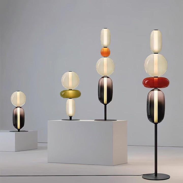 Candied Glass Floor Lamp | Hand-Blown Art Glass Design | Vinlighting | Vinlighting