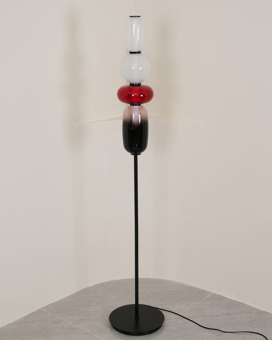 Candied Glass Floor Lamp | Hand-Blown Art Glass Design | Vinlighting | Vinlighting