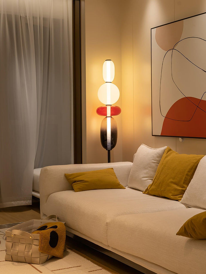 Candied Glass Floor Lamp | Hand-Blown Art Glass Design | Vinlighting | Vinlighting
