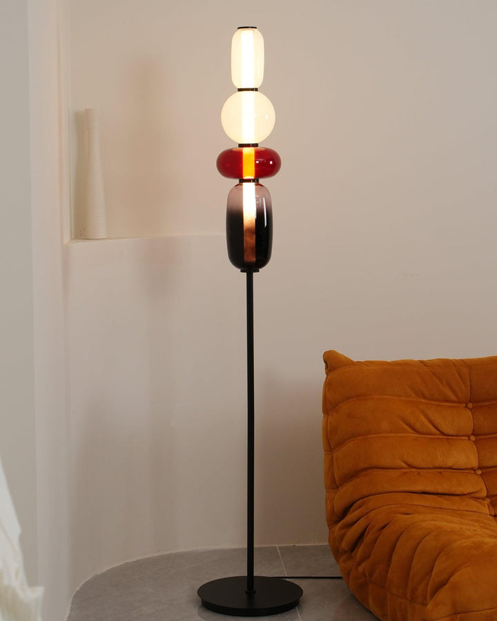 Candied Glass Floor Lamp | Hand-Blown Art Glass Design | Vinlighting | Vinlighting