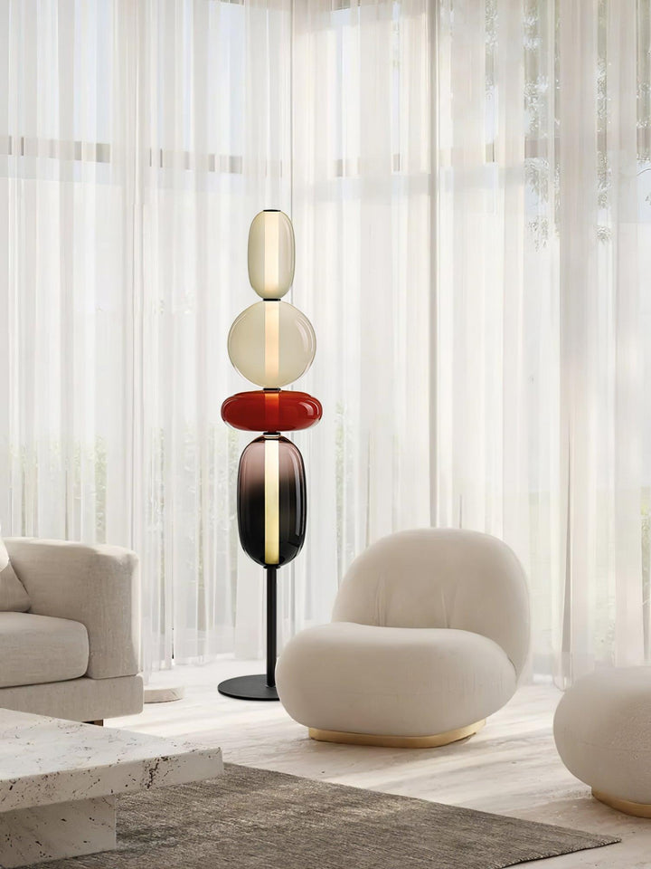 Candied Glass Floor Lamp | Hand-Blown Art Glass Design | Vinlighting | Vinlighting