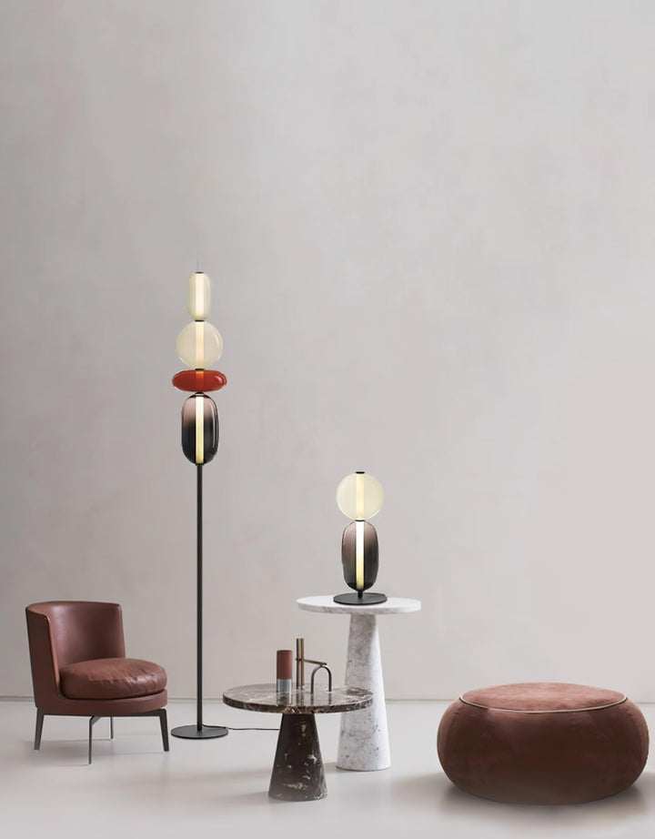 Candied Glass Floor Lamp | Hand-Blown Art Glass Design | Vinlighting | Vinlighting