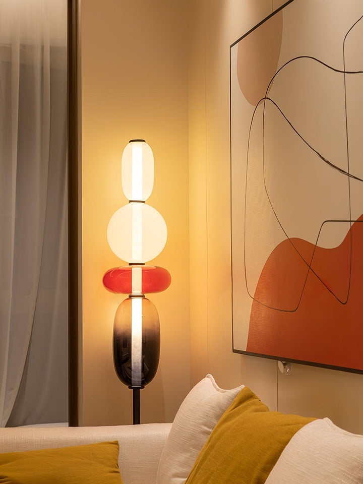 Candied Glass Floor Lamp | Hand-Blown Art Glass Design | Vinlighting | Vinlighting