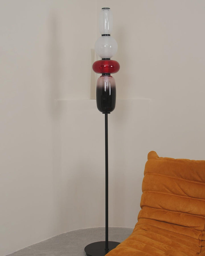 Candied Glass Floor Lamp | Hand-Blown Art Glass Design | Vinlighting | Vinlighting