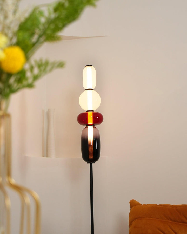 Candied Glass Floor Lamp | Hand-Blown Art Glass Design | Vinlighting | Vinlighting