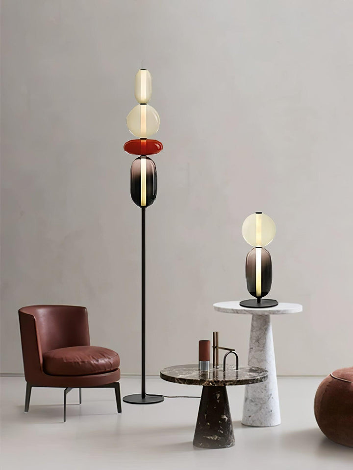 Candied Glass Floor Lamp | Hand-Blown Art Glass Design | Vinlighting | Vinlighting