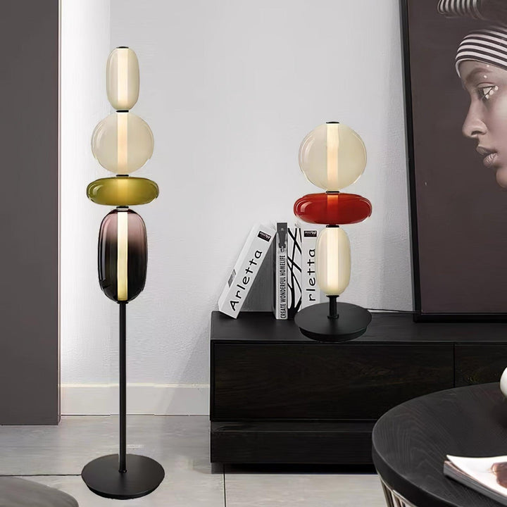 Candied Glass Floor Lamp | Hand-Blown Art Glass Design | Vinlighting | Vinlighting