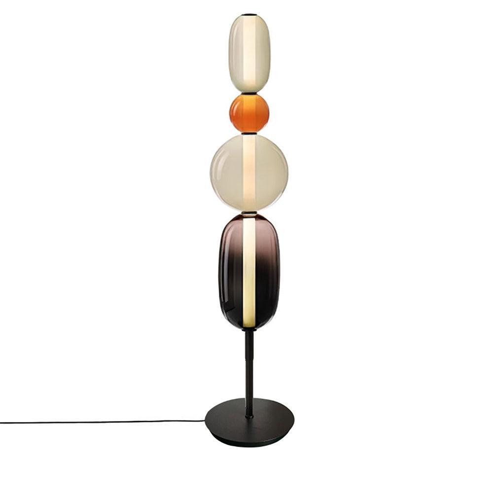 Candied Glass Floor Lamp | Hand-Blown Art Glass Design | Vinlighting | Vinlighting