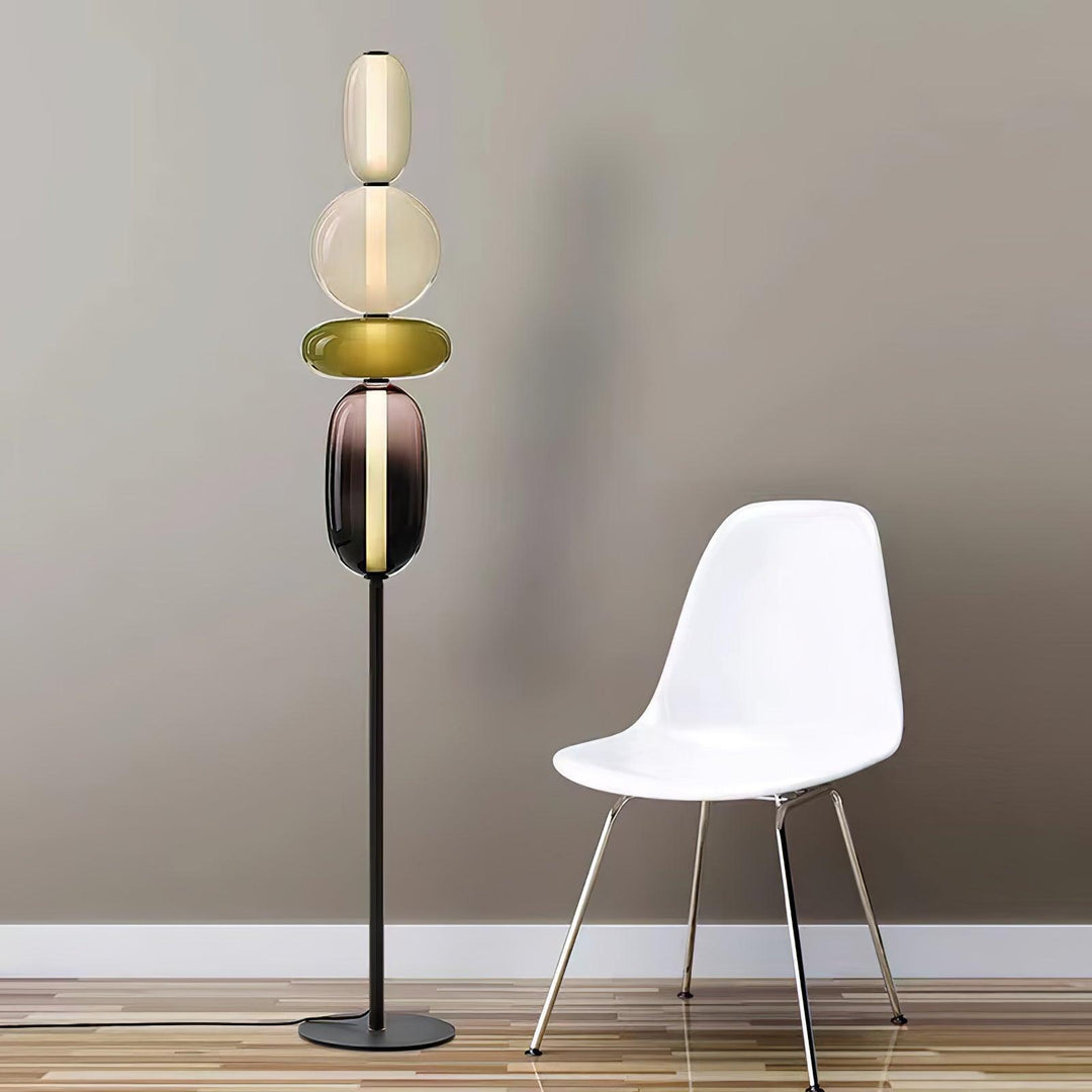 Candied Glass Floor Lamp | Hand-Blown Art Glass Design | Vinlighting | Vinlighting