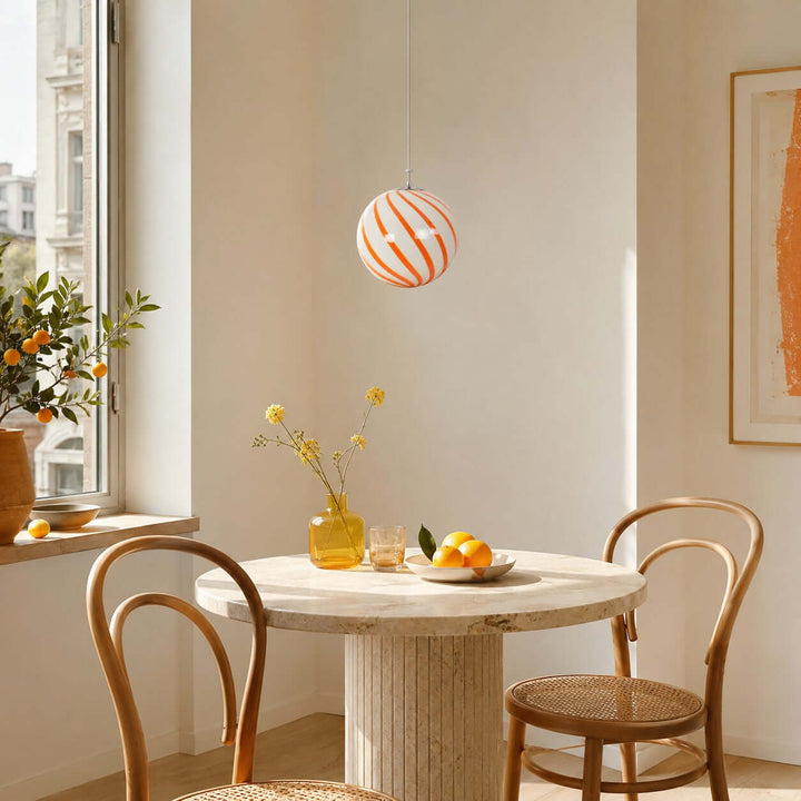 Piers Pendant Light – Colorful Globe Glass Pendant | Vinlighting