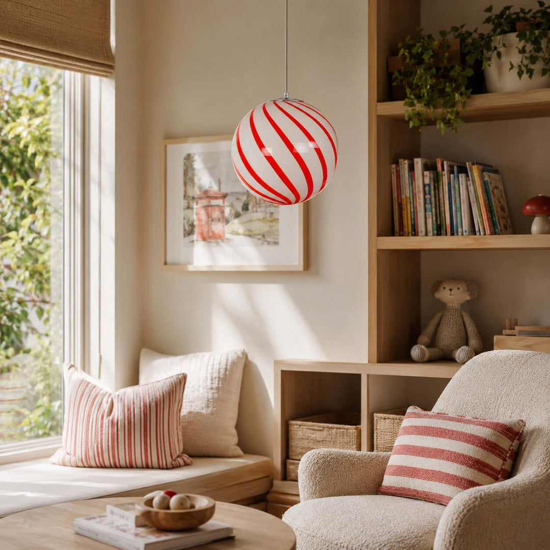 Piers Pendant Light – Colorful Globe Glass Pendant | Vinlighting