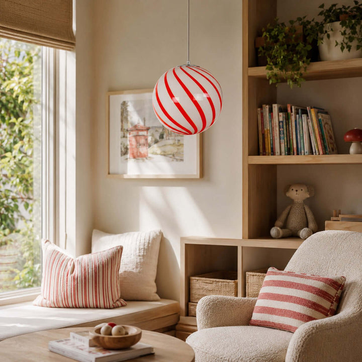 Piers Pendant Light – Colorful Globe Glass Pendant | Vinlighting