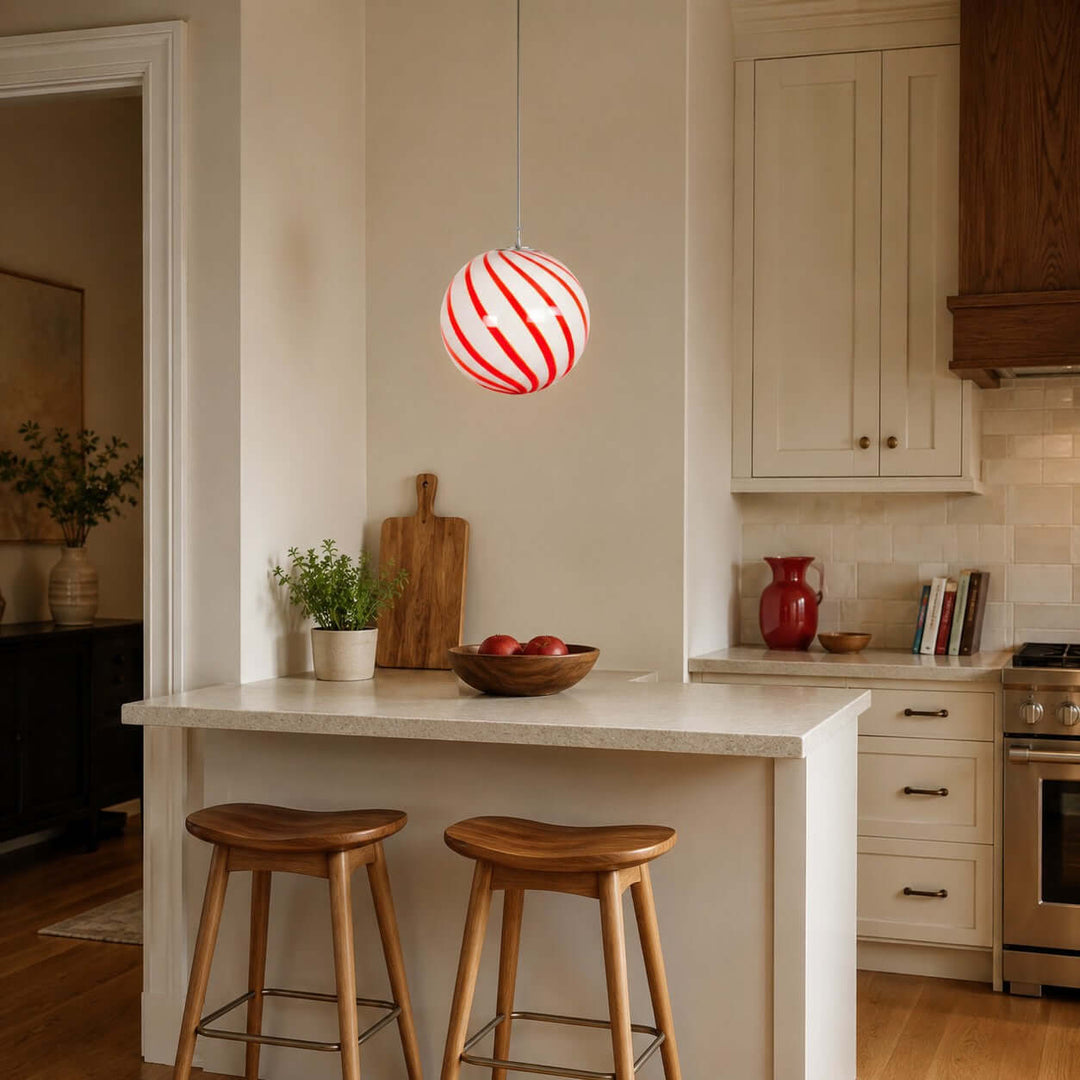 Piers Pendant Light – Colorful Globe Glass Pendant | Vinlighting