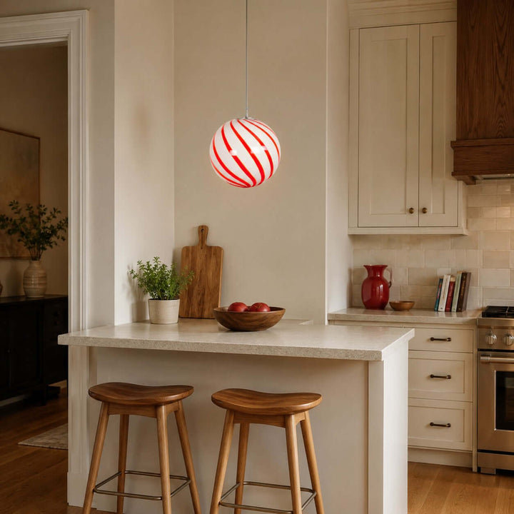Piers Pendant Light – Colorful Globe Glass Pendant | Vinlighting
