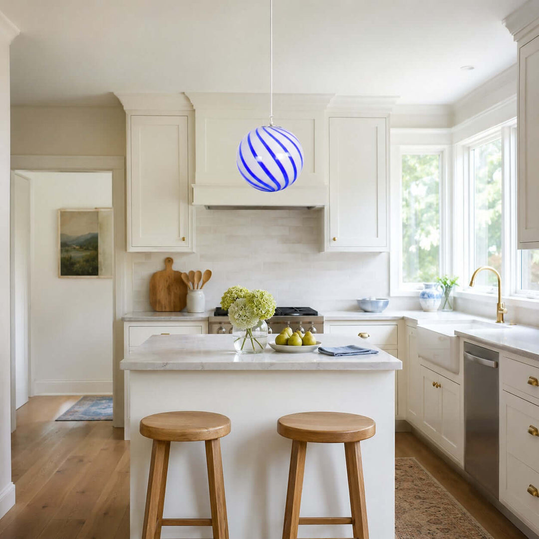Piers Pendant Light – Colorful Globe Glass Pendant | Vinlighting