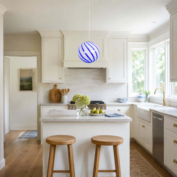 Piers Pendant Light – Colorful Globe Glass Pendant | Vinlighting