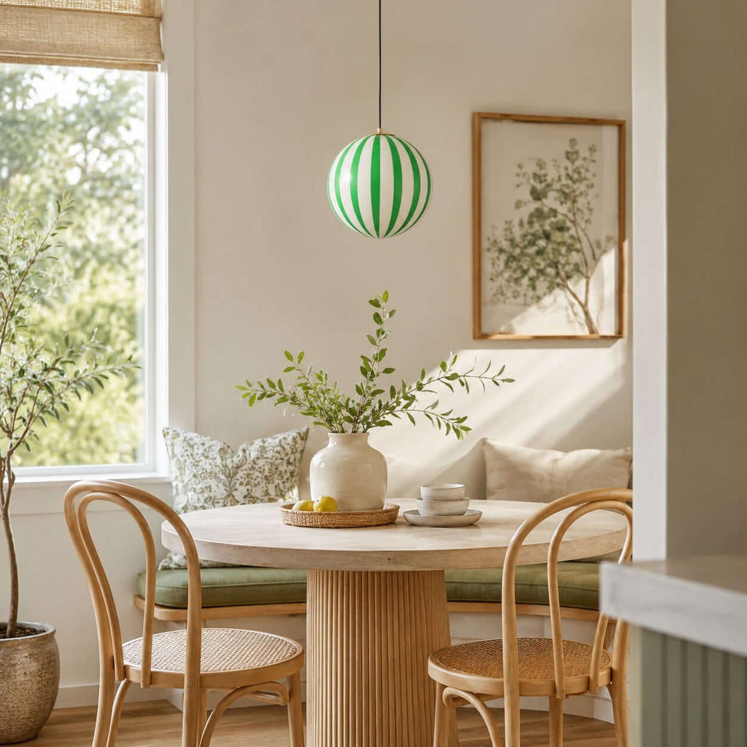 Piers Pendant Light – Colorful Globe Glass Pendant | Vinlighting