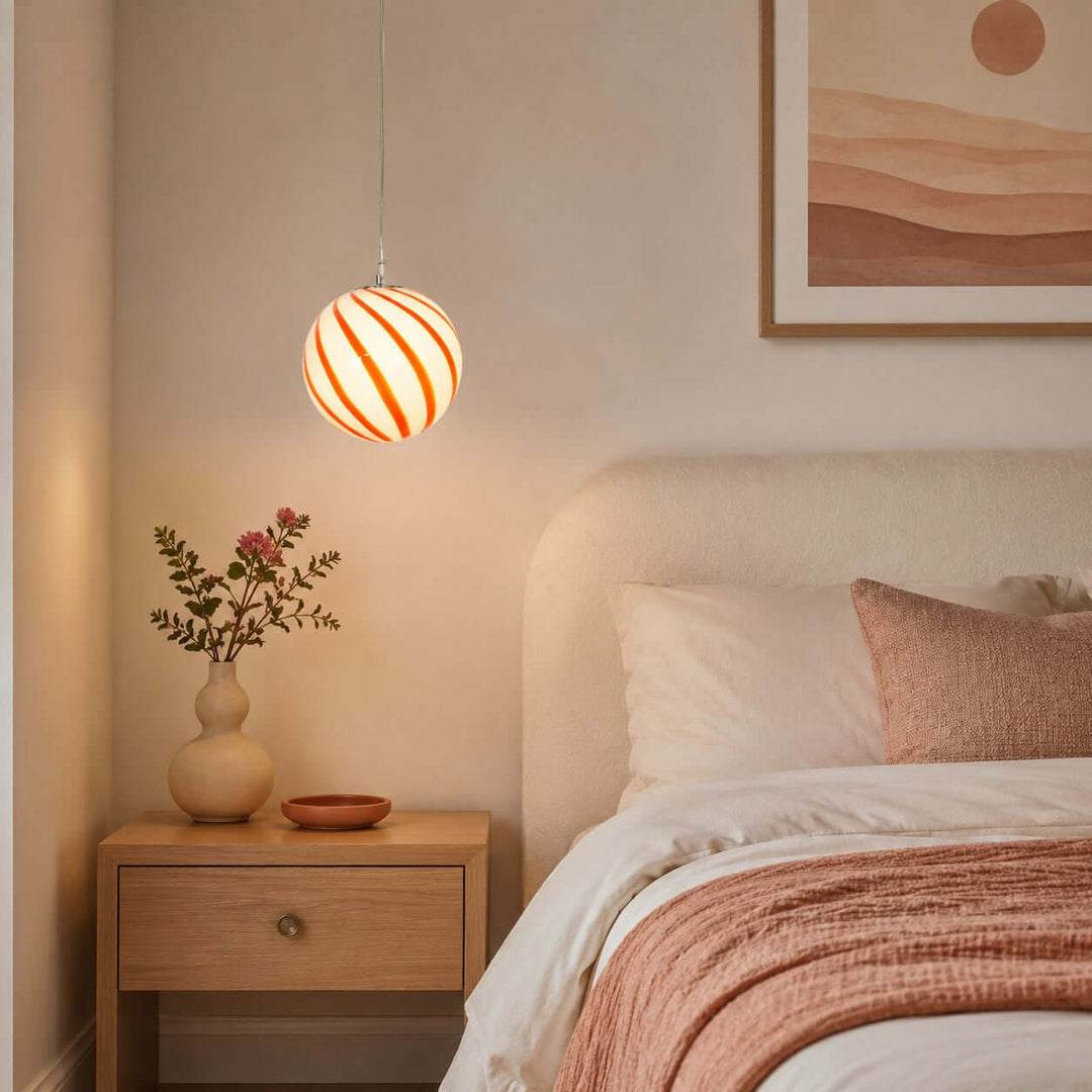 Piers Pendant Light – Colorful Globe Glass Pendant | Vinlighting