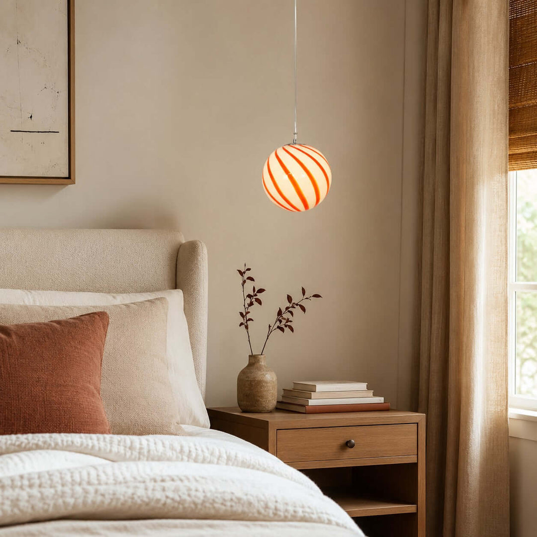 Piers Pendant Light – Colorful Globe Glass Pendant | Vinlighting