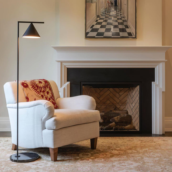 Captain Floor Lamp | Dual-Purpose Uplighting & Reading Light | Vinlighting | Vinlighting
