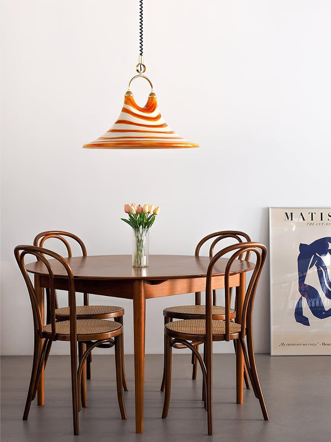 Carlo Trumpet Pendant Lamp - Art Deco Bathroom Light | Vinlighting | Vinlighting
