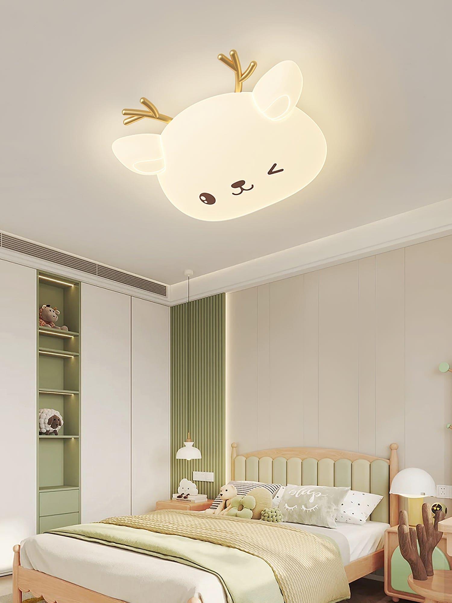 Cartoon Deer Ceiling Lamp - Vinlighting